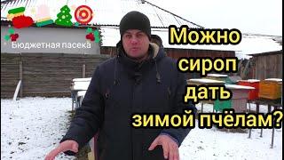 Нюансы о сиропе зимой. Можно ли пчёлам сироп по среди зимы?