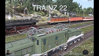 TRAINZ 22 _ Erste kleine Testanlage mit Surveyor 2.0 _ Testfahrten _ MacBook Pro M1 Max