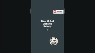 What is the diference between Underlay and Overlay on SD-WAN #shorts #cisco #network #sdwan