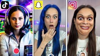 TIKTOK vs SNAPCHAT vs INSTAGRAM FILTERS TESTEN! || Fan Friday