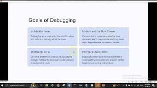 Testing and debugging difference explained