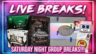 SAT NIGHT BREAKS!! | WWE Mystery Packs + Sterling & Flawless MLB + Select NFL + More! (RGL4204-4216)