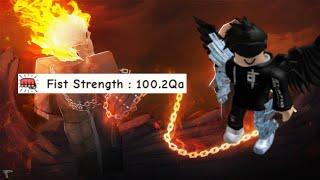 100 QUADRILLION FIST STRENGTH !!! | Super Power Training Simulator | Roblox