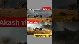 before after move scene #akash #vlog #bollywood #move #music #singer #song #story #shortvideo #story