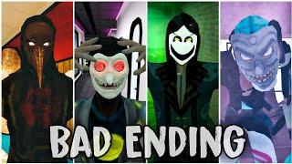 Game Over Bad Endings | Smile X Corp 3 + Smiling X 2 + Smiling X + Smiling X Zero |