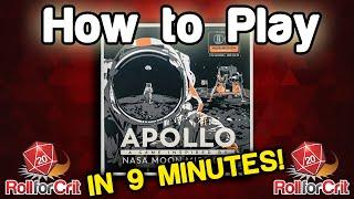 How to Play Apollo: A Game Inspired by NASA Moon Missions