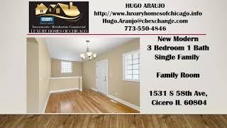 Coldwell Banker 3 Bedroom 1 bath Home for sale in Cicero Il 60804