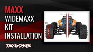 WideMaxx Kit Installation | Traxxas Maxx