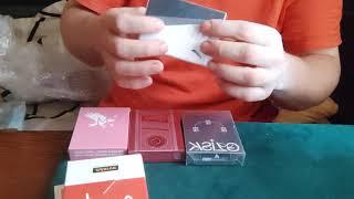 Unpacking playing cards. Распаковка колод карт, которые ко мне приехали.