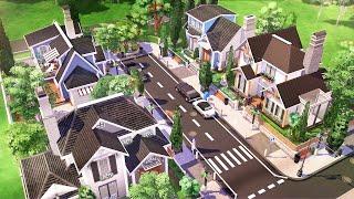 BASEGAME NEIGHBORHOOD  | THE SIMS 4 - Speed Build (NO CC)