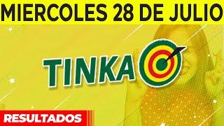 Resultado de Tinka del Miércoles 28 de Julio del 2021