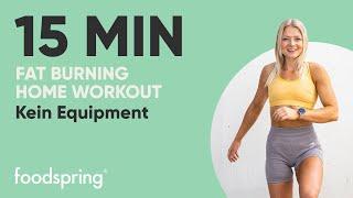 15 Min HIIT | Fat Burning Workout | Kein Equipment| Home Workout | foodspring® | @growingannanas