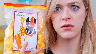 AMERICAN TRIES JAPANESE CANDY / SNACKS