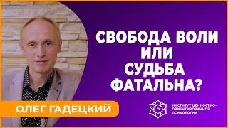 Свобода воли или фатальность судьбы? Олег Гадецкий