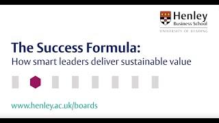 The Success Formula: How smart leaders deliver sustainable value by Andrew Kakabadse