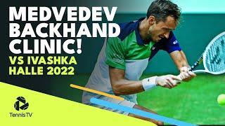 Daniil Medvedev Backhand Clinic vs Ivashka in Halle! 