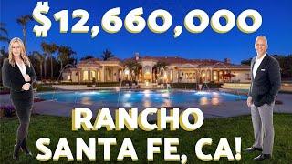 House for $12,660,000 in Rancho Santa Fe, Ca I Living in Rancho Santa Fe I San Diego, California