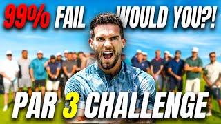 The funniest video I’ve ever done!! Par 3 Challenge with 30 golfers!!! What would you do??