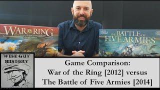 Game Comparison: 'War of the Ring' [2012] versus 'The Battle of Five Armies' [2014]