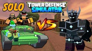 соло башни призыватели тдс, solo summoning towers vs fallen tds, roblox, tower defense simulator