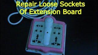 How to fix the loose sockets of extension board | Aay Zee Hacks