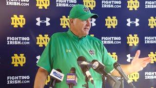 Fall Practice Press Conference (8.1.24) | Notre Dame Football