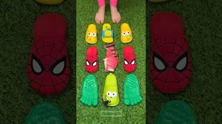 Super cool giant spider sandals  fish slippers ️ #love #slippers #trending