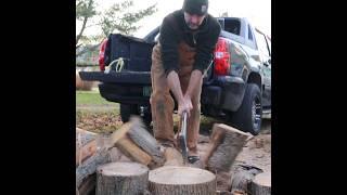 Fiskars X27 Splitting Axe VS Ash Rounds