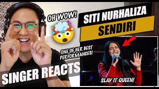 Dato' Sri Siti Nurhaliza - Sendiri | SINGER REACTION