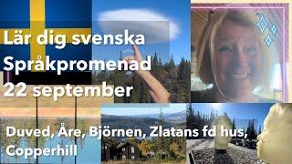 23/9 språkpromenad - Lär dig svenska @svenskamedmarie