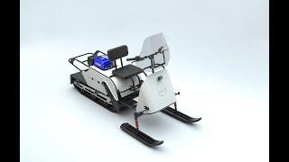 Новинка 2020 года - SnowDog Yamaha, первый в мире мотобуксировщик с двигателем YAMAHA