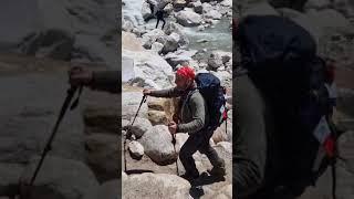 Shortcut Over a Glacial River | A Unique Path with My Sherpa | Everest Base Camp 2024