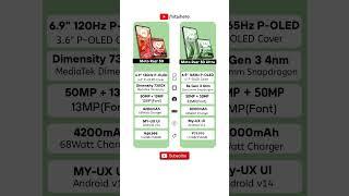 Moto Razr 50 VS Moto Razr 50 Ultra Full Comparison #youtubeshorts #smartphone #youtube #ytshorts #yt