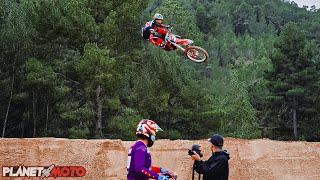 Throwing big whips at Spains best mx track!