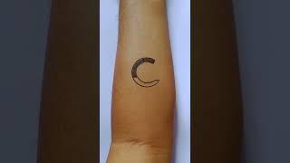 How To Draw Tattoo Logo CM On Arm