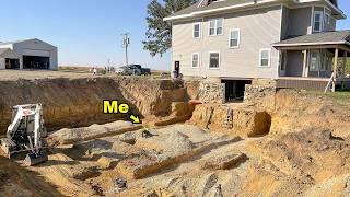 Restoring A $7,000 Mansion: Building The Movie Theatre Foundation (Pt. 2)