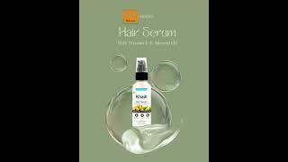 Khadi’s Vitamin E & Almond Oil Hair Serum#khadishop #haircare #hairserum