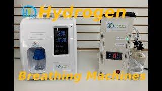 Hydrogen Breathing machines for inhaling H2 and Browns Gas