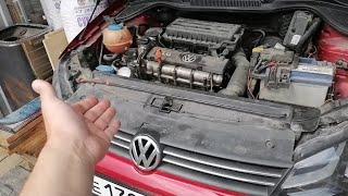 Попал на ремонт двигателя volkswagen polo