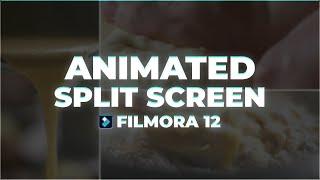 Animated Split Screen Animation On Filmora 12