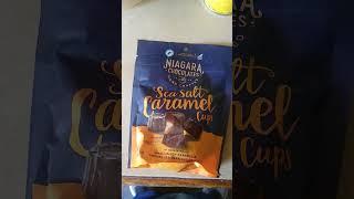 Niagara chocolate hand crafted sea salt caramel cups...