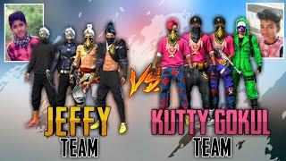 KUTTY GOKUL TEAM  VS JEFFY TEAM CLASH SQUAD FIGHT || REVENGE TO KUTTY KOKUL|| TAMIL FREE FIRE TRICKS