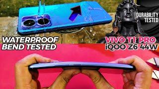 Vivo T1 Pro|iQOO Z6 44W Shortest Water Damage Test Bend Test - Durability Test II