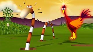 Big Snake Vs Smart Rooster| Funny Animal Cartoon Shows For Kids | Gazoon - The Official Channel