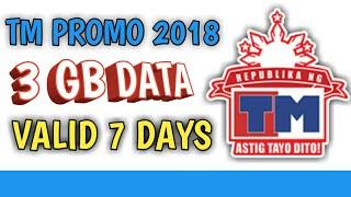 TM Promo 3 Gb Valid 7 Days | Tutorial