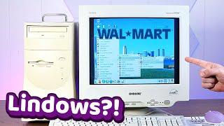 Lindows, the weird Walmart Linux from 2002!