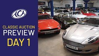 PREVIEW DAY 1 - Over 280 Classic Cars - Anglia Car Auctions - June Classic Car Auction