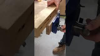 From Rough to Refined: Crafting a Stunning Mantelpiece from Raw Lumber #shortsvideo  #woodworking