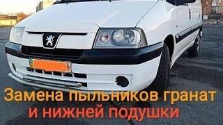 Peugeot expert замена пыльников гранат и нижней подушки