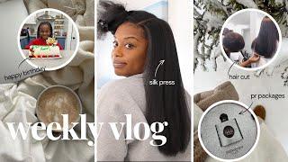 I Saw My Ex… & I’m So Grateful! + Silk Press + Haircut Transformation
